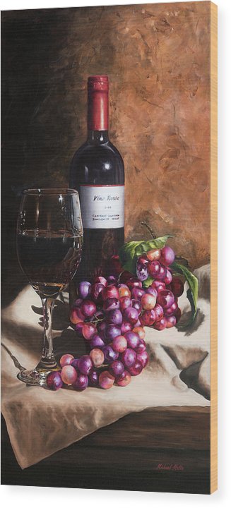 Vino Rosso - Wood Print