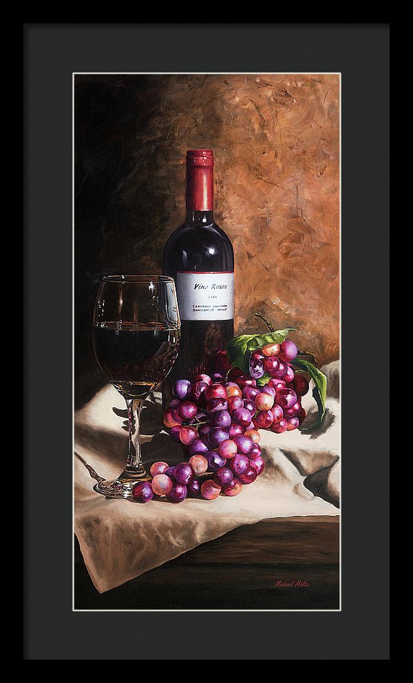 Vino Rosso - Framed Print