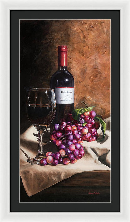 Vino Rosso - Framed Print