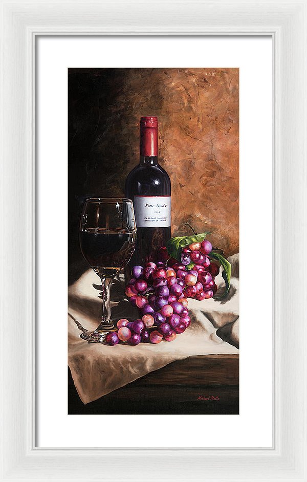 Vino Rosso - Framed Print