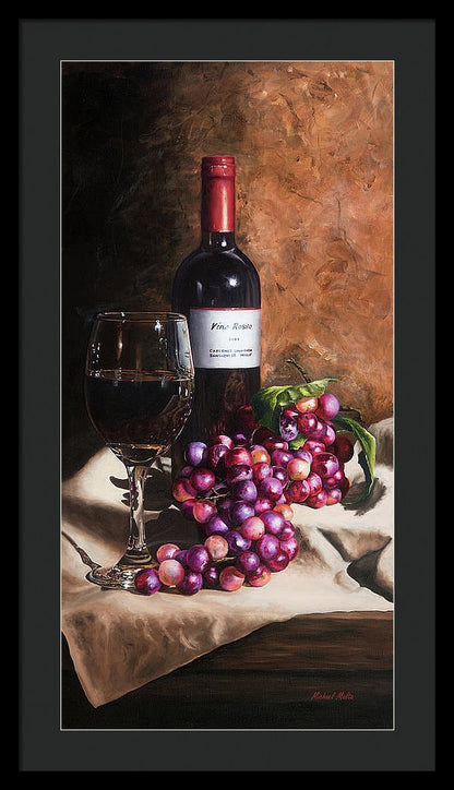 Vino Rosso - Framed Print