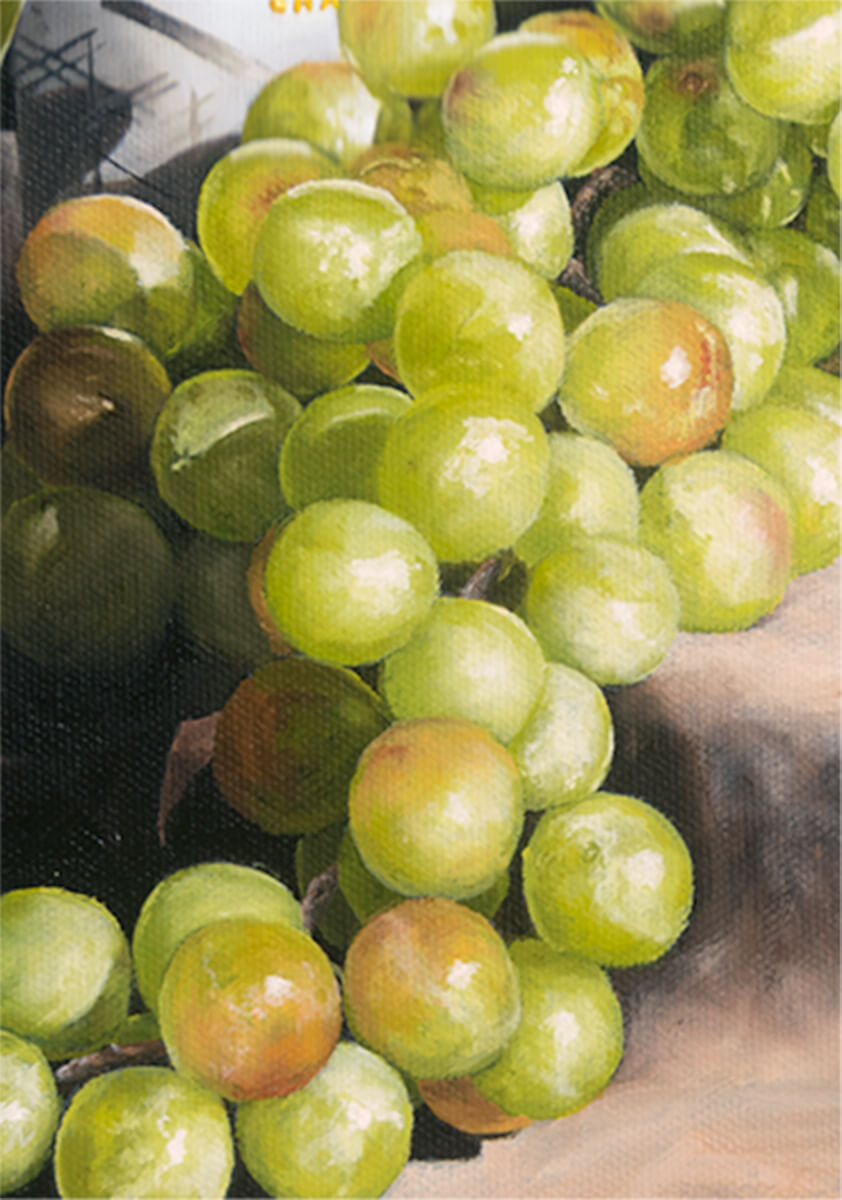 Vino Bianco - Studio Canvas Print