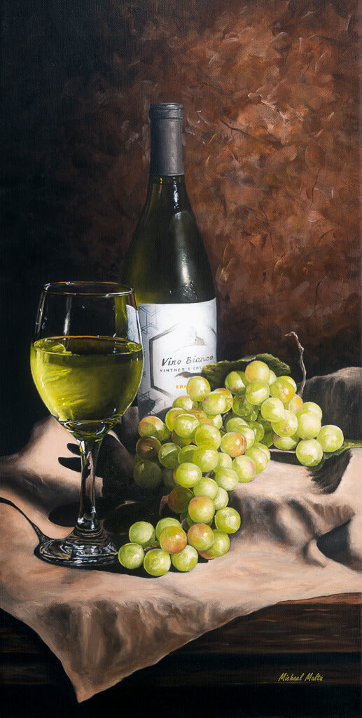 Vino Bianco - Studio Canvas Print