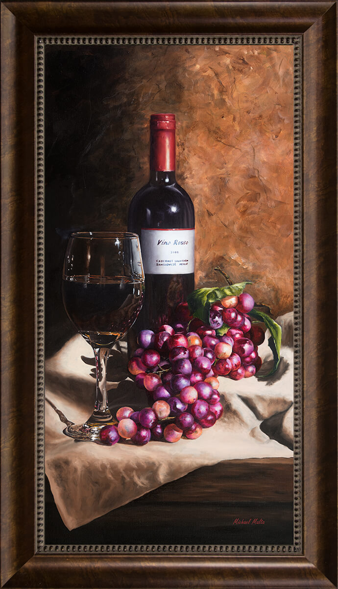 Vino Rosso - Studio Canvas Print