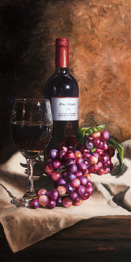 Vino Rosso - Studio Canvas Print