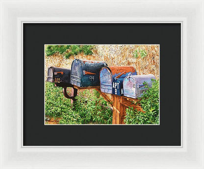 You Got Mail - Framed Print