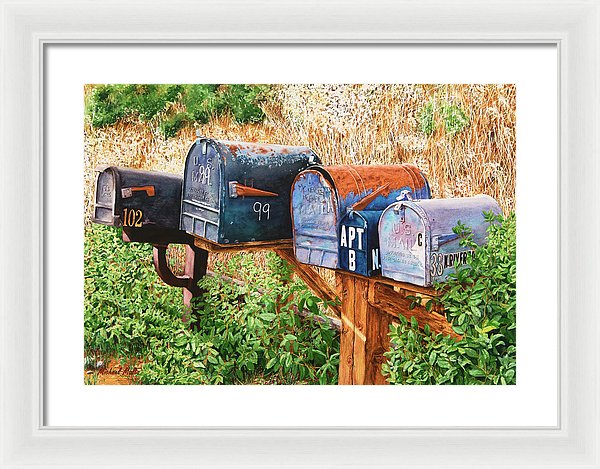 You Got Mail - Framed Print