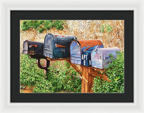 You Got Mail - Framed Print